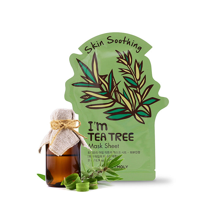 I AM TEA TREE MASK SHEET – CALMING FACE MASK by TONYMOLY at Sundora