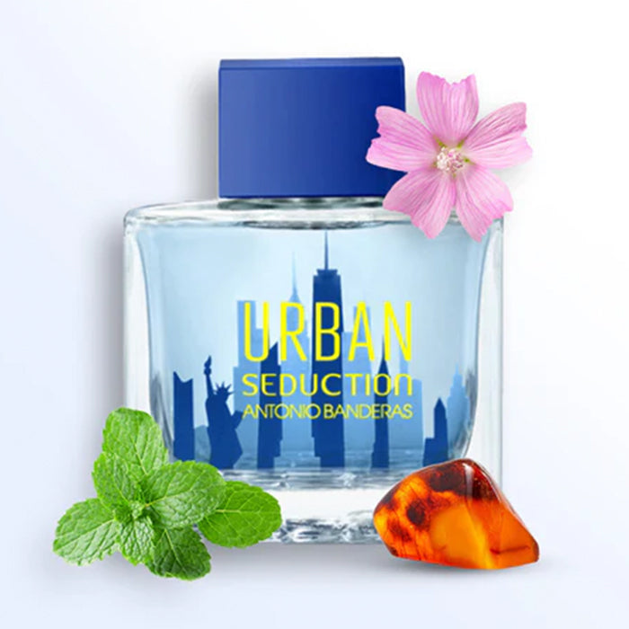 URBAN SEDUCTION BLUE EAU DE TOILETTE PERFUME by BANDERAS at Sundora