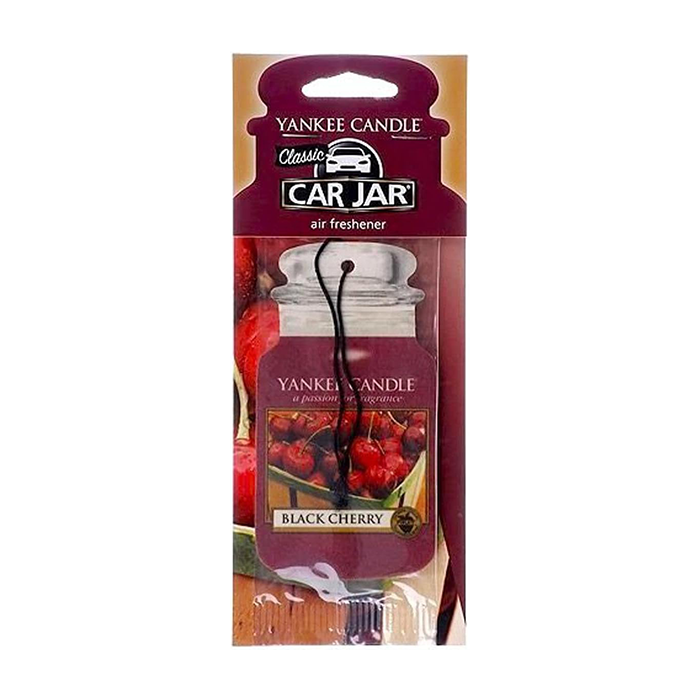 BLACK CHERRY – SINGLE CAR JAR CAR JAR by YANKEE CANDLE at Sundora