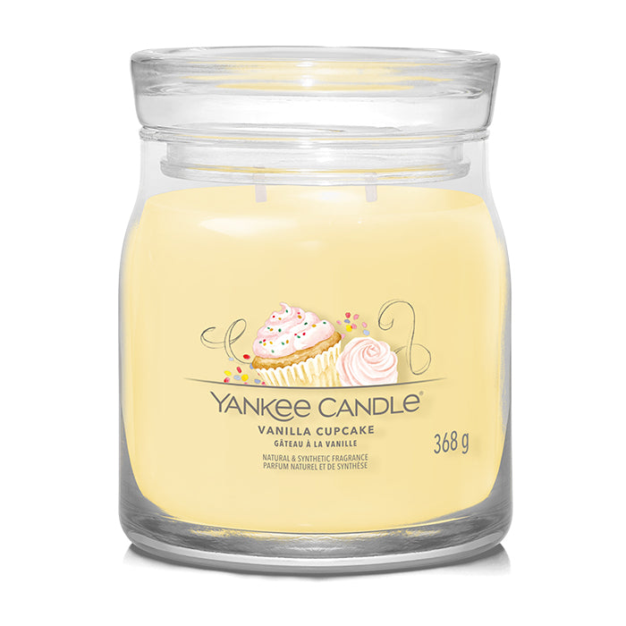 VANILLA CUPCAKE SIGNATURE JAR CANDLE by YANKEE CANDLE at Sundora