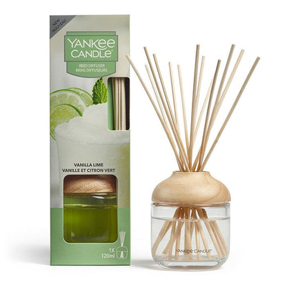 VANILLA LIME REED DIFFUSER 120ML DIFFUSER by YANKEE CANDLE at Sundora