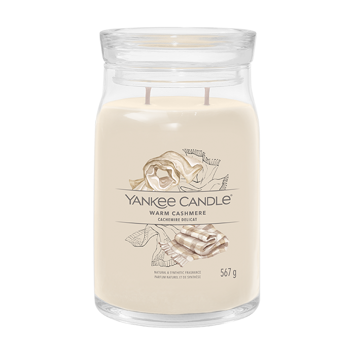 WARM CASHMERE SIGNATURE JAR CANDLE by YANKEE CANDLE at Sundora