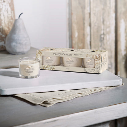 WARM CASHMERE FILLED VOTIVE CANDLE by YANKEE CANDLE at Sundora