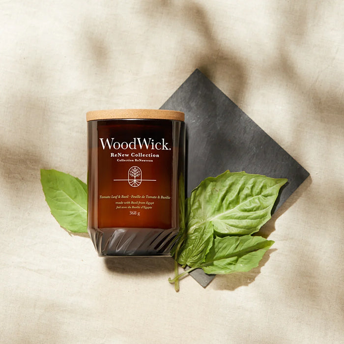 TOMATO LEAF &amp; BASIL CANDLE CANDLE by WOODWICK at Sundora