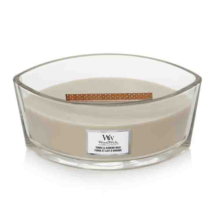 TONKA &amp; ALMOND MILK CANDLE CANDLE by WOODWICK at Sundora