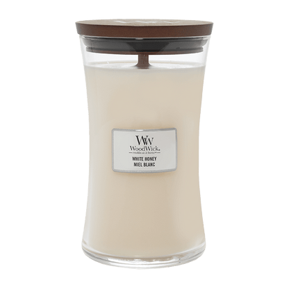 WHITE HONEY CANDLE CANDLE by WOODWICK at Sundora