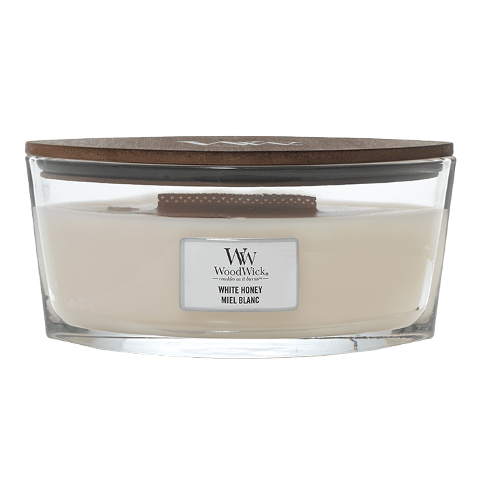 WHITE HONEY CANDLE CANDLE by WOODWICK at Sundora