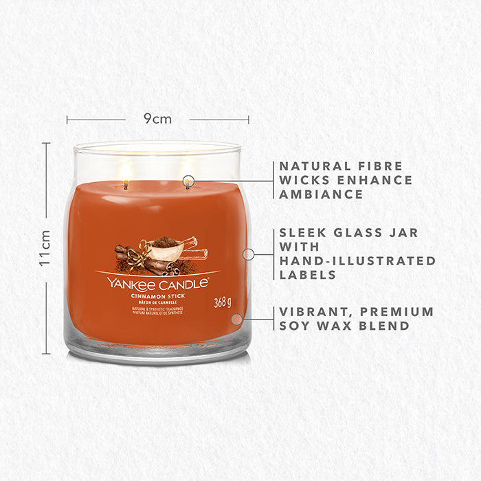 CINNAMON STICK SIGNATURE JAR CANDLE by YANKEE CANDLE at Sundora