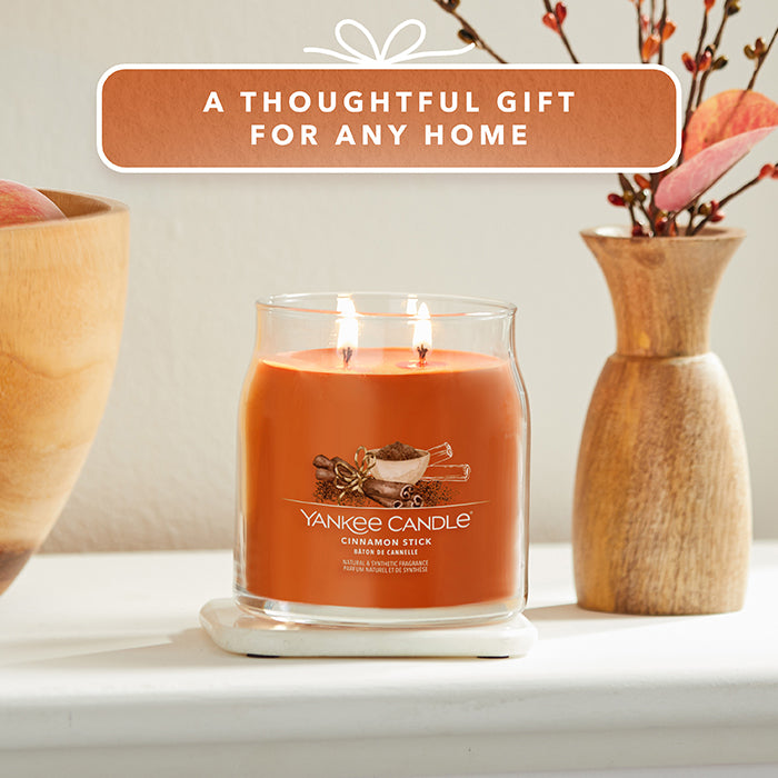 CINNAMON STICK SIGNATURE JAR CANDLE by YANKEE CANDLE at Sundora