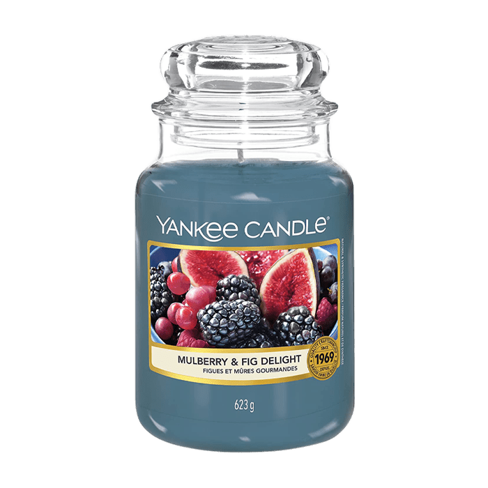 MULBERRY &amp; FIG DELIGHT CLASSIC JAR CANDLE by YANKEE CANDLE at Sundora