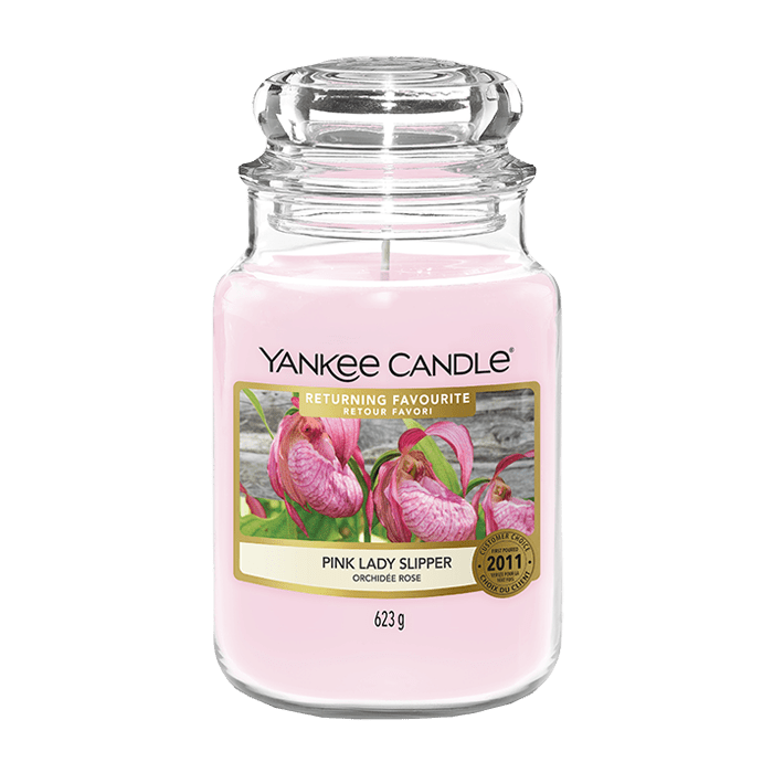 PINK LADY SLIPPER CLASSIC JAR CANDLE by YANKEE CANDLE at Sundora