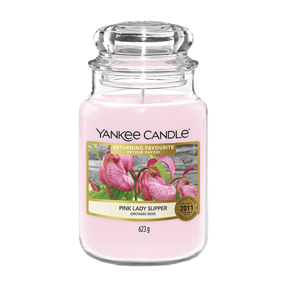 PINK LADY SLIPPER CLASSIC JAR CANDLE by YANKEE CANDLE at Sundora