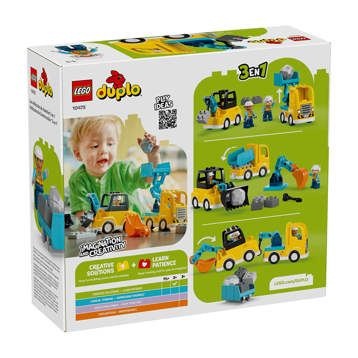 10475 3 in 1 Construction Vehicles