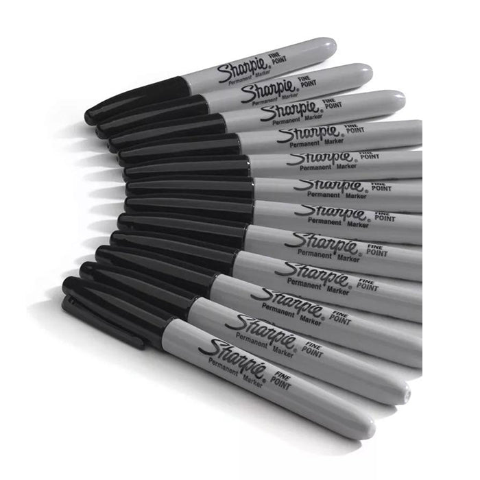 SHARPIE RETRACTABLE PERMANENT MARKERS FINE POINT BLACK 36 MARKERS MARKERS by SHARPIE at Sundora