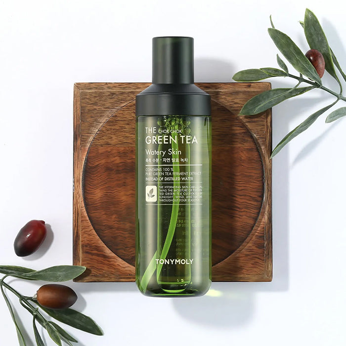 THE CHOK CHOK GREEN TEA WATERY SKIN TONER by TONYMOLY at Sundora