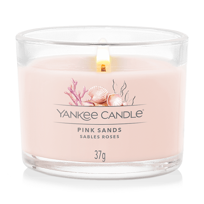 PINK SANDS FILLED VOTIVE CANDLE CANDLE by YANKEE CANDLE at Sundora