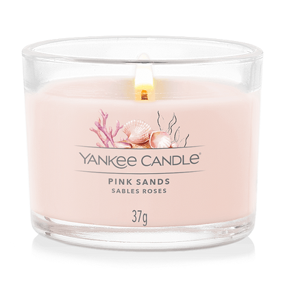 PINK SANDS FILLED VOTIVE CANDLE CANDLE by YANKEE CANDLE at Sundora
