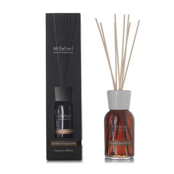 MILLEFIORI MILANO REED DIFFUSER SANDALO BERGAMOTTO DIFFUSER by MILLEFIORI MILANO at Sundora