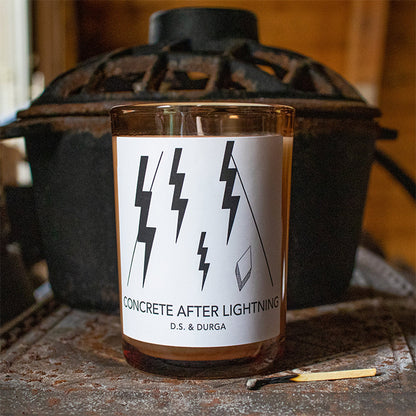 CONCRETE AFTER LIGHTNING CANDLE by D.S. &amp; DURGA at Sundora