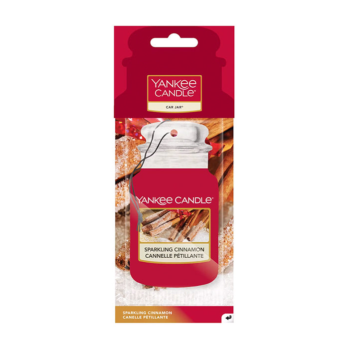 SPARKLING CINAMON – SINGLE CAR JAR CAR JAR by YANKEE CANDLE at Sundora