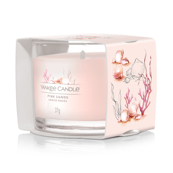 PINK SANDS FILLED VOTIVE CANDLE CANDLE by YANKEE CANDLE at Sundora