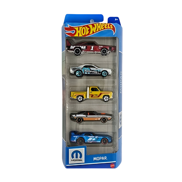 Mopar Die Cast Cars Pack of 5 Vehicles