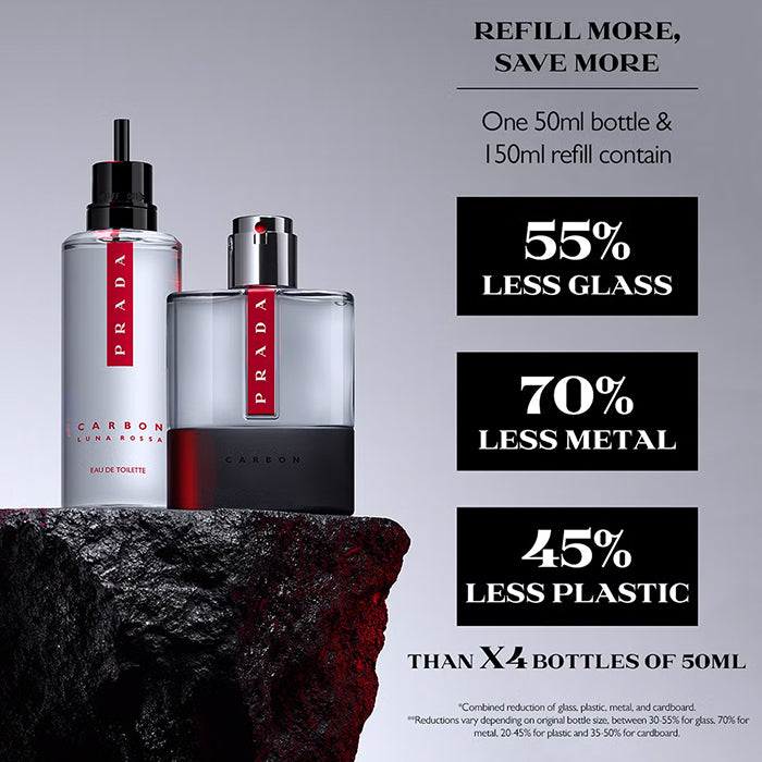 LUNA ROSSA CARBON EDT REFILL PERFUME by PRADA at Sundora