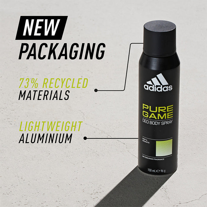 Pure Game Deo Body Spray HAIR &amp; BODY by ADIDAS at Sundora