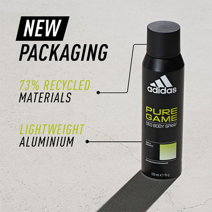 Pure Game Deo Body Spray HAIR &amp; BODY by ADIDAS at Sundora