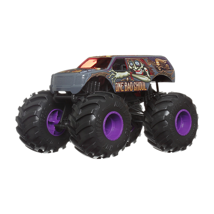 Oversized Monster Truck One Bad Ghoul 1:24 Scale - HWG80 CARS &amp; TRUCKS by HOT WHEELS at Sundora