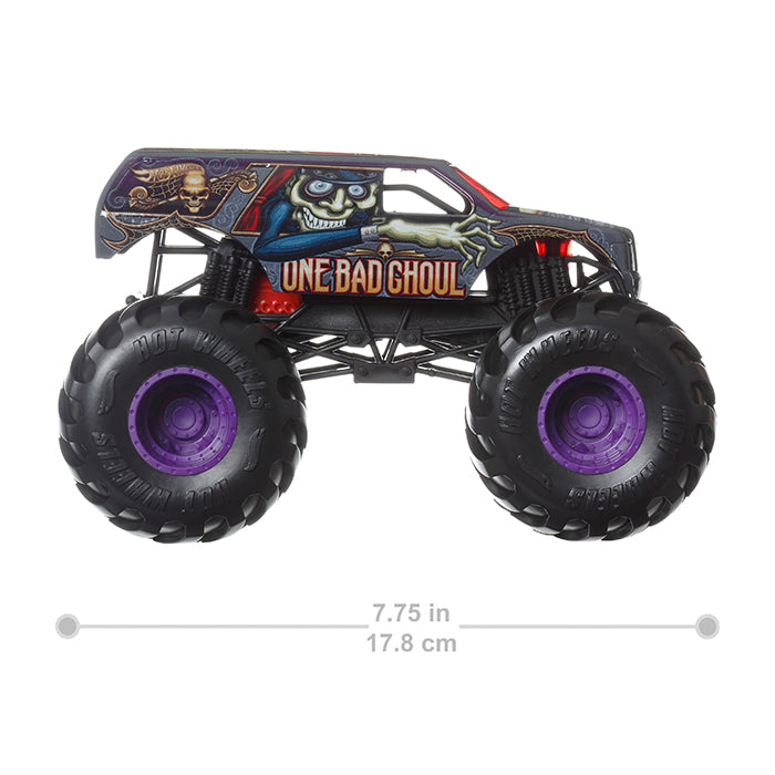Oversized Monster Truck One Bad Ghoul 1:24 Scale - HWG80 CARS &amp; TRUCKS by HOT WHEELS at Sundora
