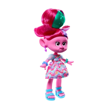 Band Together Hairsational Reveals Queen Poppy DOLL &amp; PLAYSET by TROLLS at Sundora