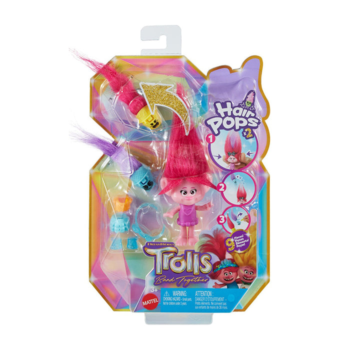 Band Together Hair Pops Poppy Small Doll and Accessories, Toys Inspired by the Movie DOLLS by TROLLS at Sundora