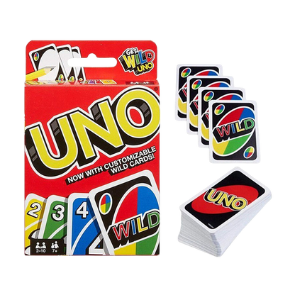 UNO Classic Card Game Matching Colors and Numbers Fun for Family CARD GAMES by MATTEL at Sundora