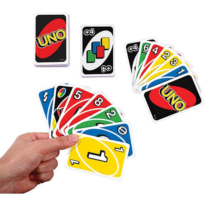 UNO Classic Card Game Matching Colors and Numbers Fun for Family CARD GAMES by MATTEL at Sundora