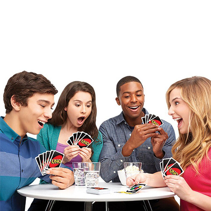 UNO Classic Card Game Matching Colors and Numbers Fun for Family CARD GAMES by MATTEL at Sundora