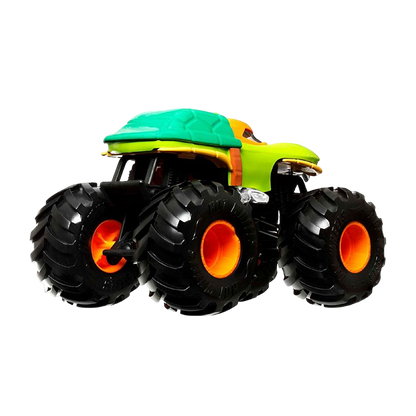 Monster Trucks Oversized Teenage Mutant Ninja Turtles Michelangelo Diecast Car CARS &amp; TRUCKS by HOT WHEELS at Sundora