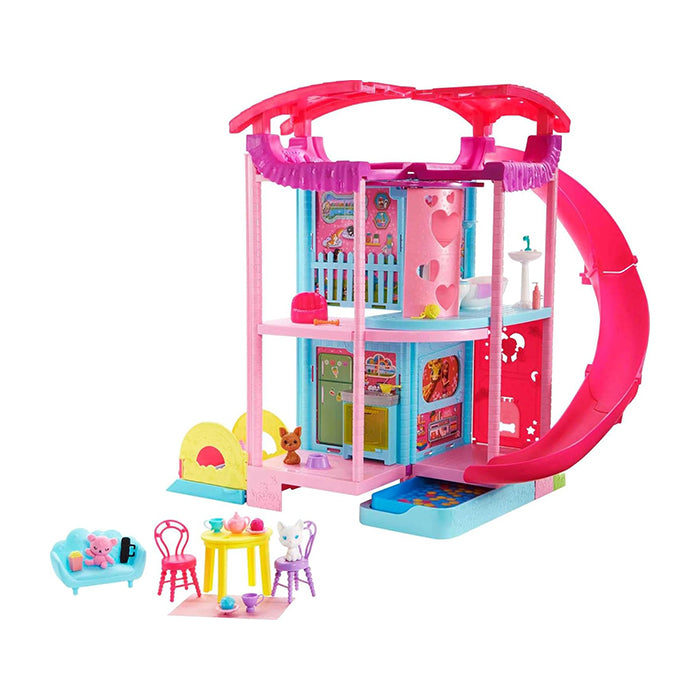 Chelsea Playhouse with 2 Pets, Furniture and Accessories DOLLS &amp; PLAYSET by BARBIE at Sundora