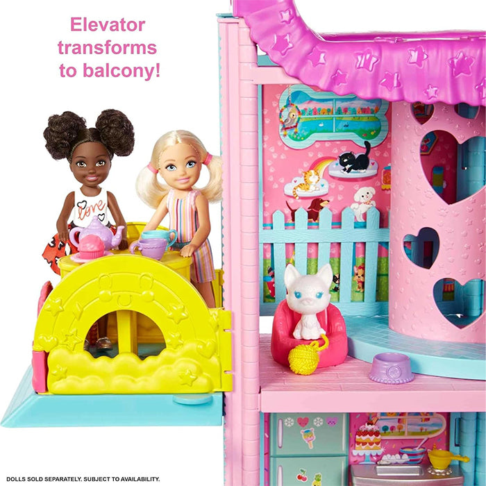 Chelsea Playhouse with 2 Pets, Furniture and Accessories DOLLS &amp; PLAYSET by BARBIE at Sundora