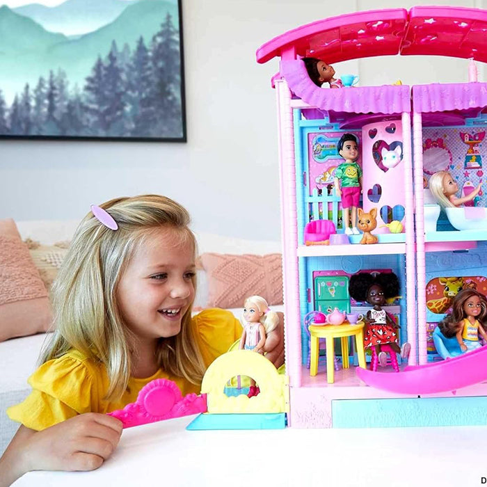 Chelsea Playhouse with 2 Pets, Furniture and Accessories DOLLS &amp; PLAYSET by BARBIE at Sundora