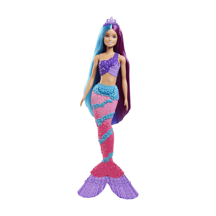 Dreamtopia Mermaid Doll with Extra-Long Two-Tone Fantasy Hair DOLLS &amp; PLAYSETS by BARBIE at Sundora