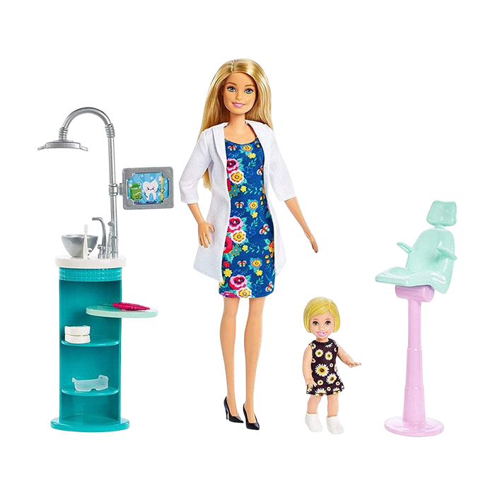 You Can be Anything: Dentist Doll and Playset DOLLS &amp; PLAYSETS by BARBIE at Sundora