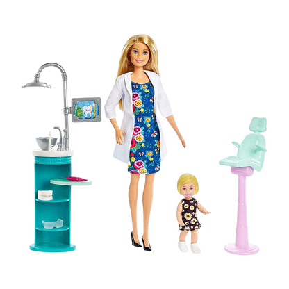 You Can be Anything: Dentist Doll and Playset DOLLS &amp; PLAYSETS by BARBIE at Sundora