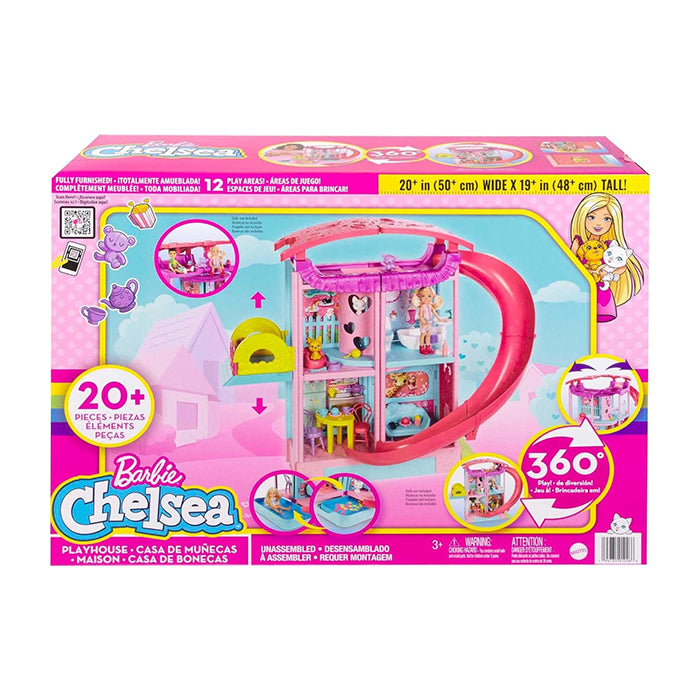 Chelsea Playhouse with 2 Pets, Furniture and Accessories DOLLS &amp; PLAYSET by BARBIE at Sundora