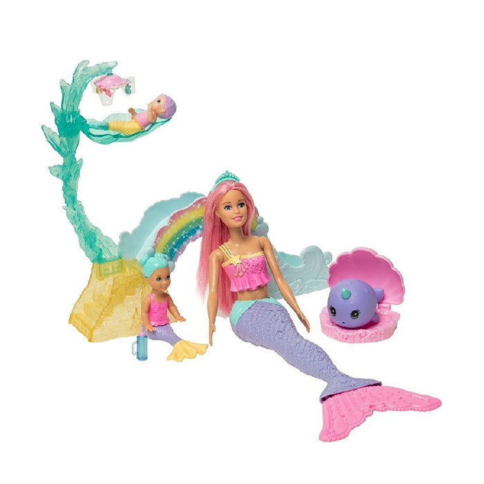 Dreamtopia Mermaid Doll with Babies and Accessories DOLLS &amp; PLAYSETS by BARBIE at Sundora
