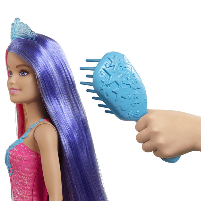 Barbie Dreamtopia Princess Doll with Two-Tone Fantasy Hair and Accessories DOLLS &amp; PLAYSETS by BARBIE at Sundora