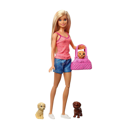 Barbie &amp; Puppy Bath Time playset DOLLS &amp; PLAYSETS by BARBIE at Sundora