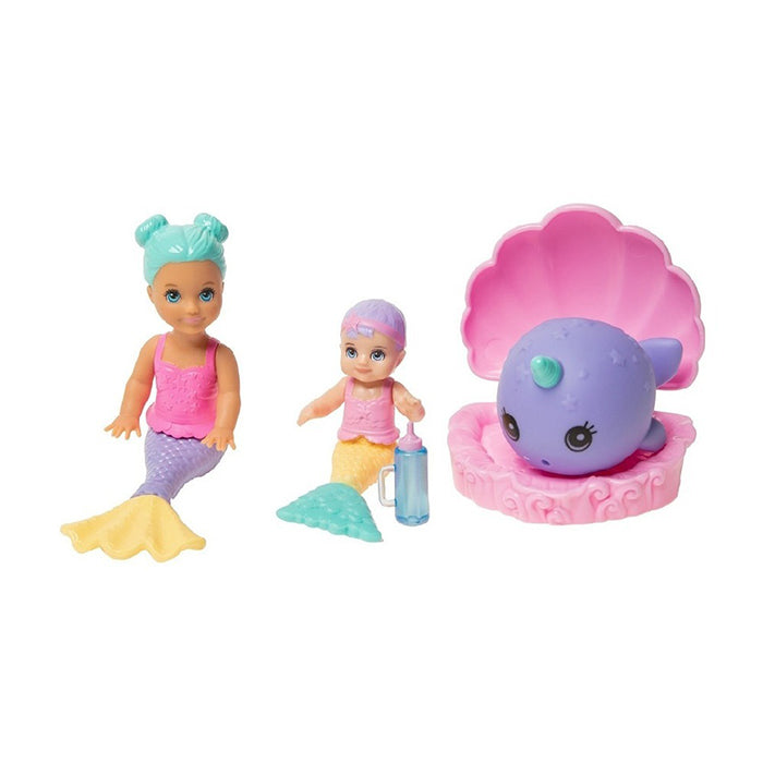 Dreamtopia Mermaid Doll with Babies and Accessories DOLLS &amp; PLAYSETS by BARBIE at Sundora