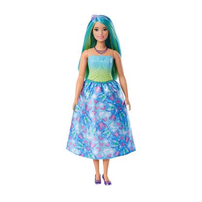 Royal Doll with Blue-Highlighted Hair, Butterfly-Print Skirt and Accessories DOLLS by BARBIE at Sundora