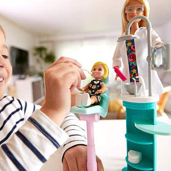 You Can be Anything: Dentist Doll and Playset DOLLS &amp; PLAYSETS by BARBIE at Sundora